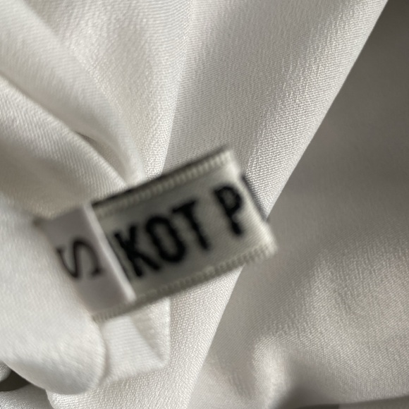 Kikot Prorsum Blue and White Striped Overalls with Dog - Picture 10 of 14